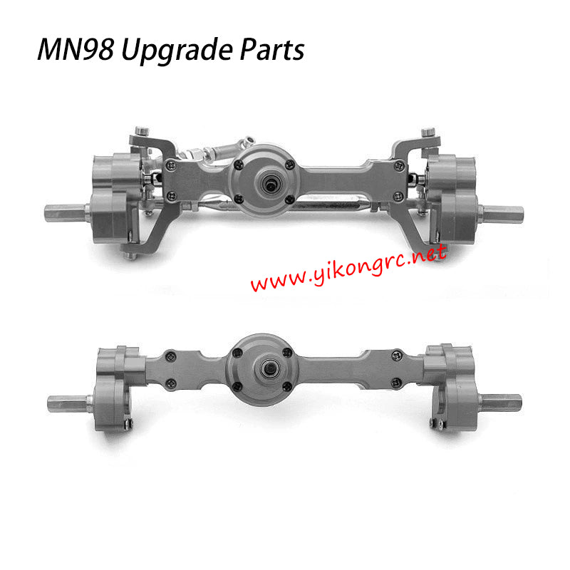 MN-RC MN98 RC Car Upgrade Parts Front and Rear Door Bridges gray