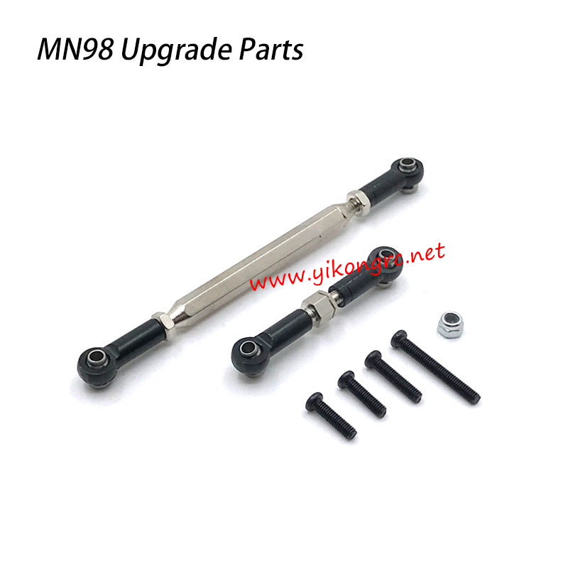 MN-RC MN98 RC Car Upgrade Parts Steering Gear Linkage black