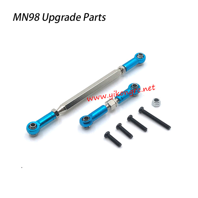 MN-RC MN98 RC Car Upgrade Parts Steering Gear Linkage blue