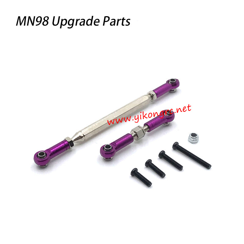 MN-RC MN98 RC Car Upgrade Parts Steering Gear Linkage purple