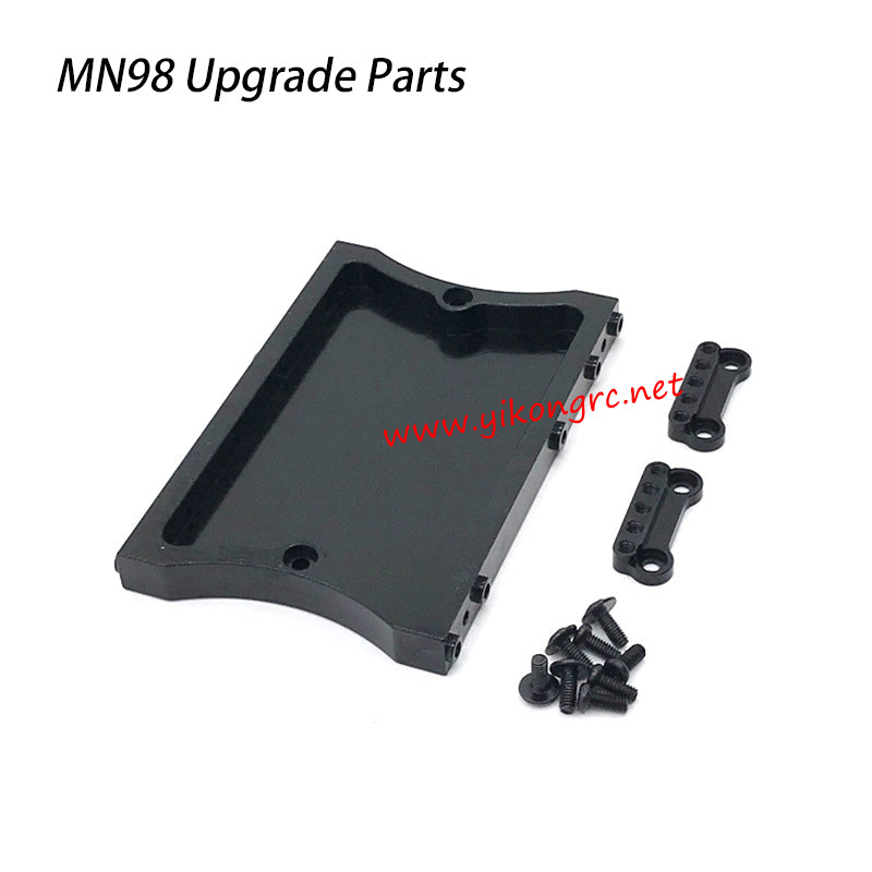 MN-RC MN98 RC Car Upgrade Parts Suspension Bracket Metal Tail Beam black 1 pc