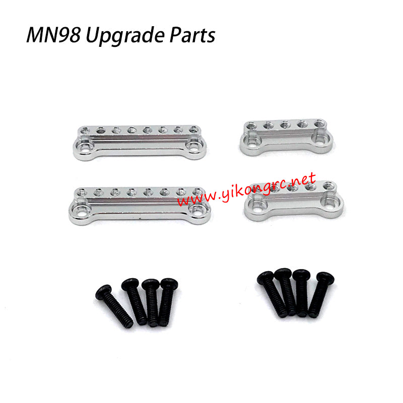 MN-RC MN98 RC Car Upgrade Parts Suspension Bracket silver 4pcs
