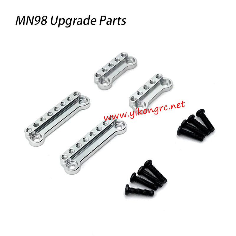 MN-RC MN98 RC Car Upgrade Parts Suspension Bracket silver metal