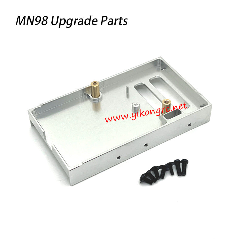 MN-RC MN98 RC Car Upgrades PCB mounting bracket (Front compartment) silver