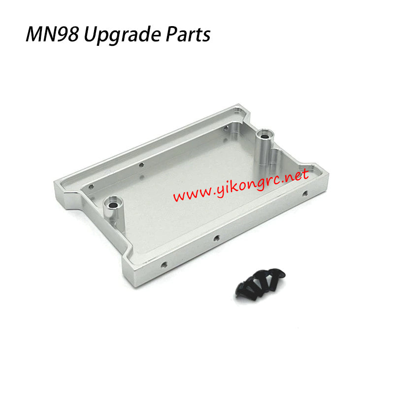 MN-RC MN98 RC Car Upgrades Rear tailgate (Rear compartment) silver