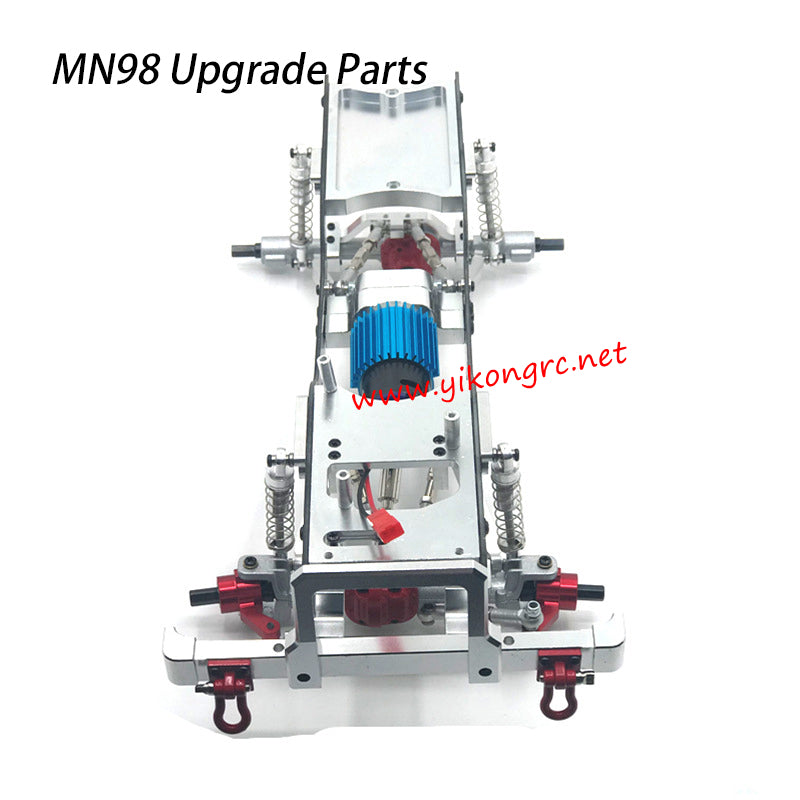 MN-RC MN98 RC Truck Upgrades Model Chassis silver 1 set