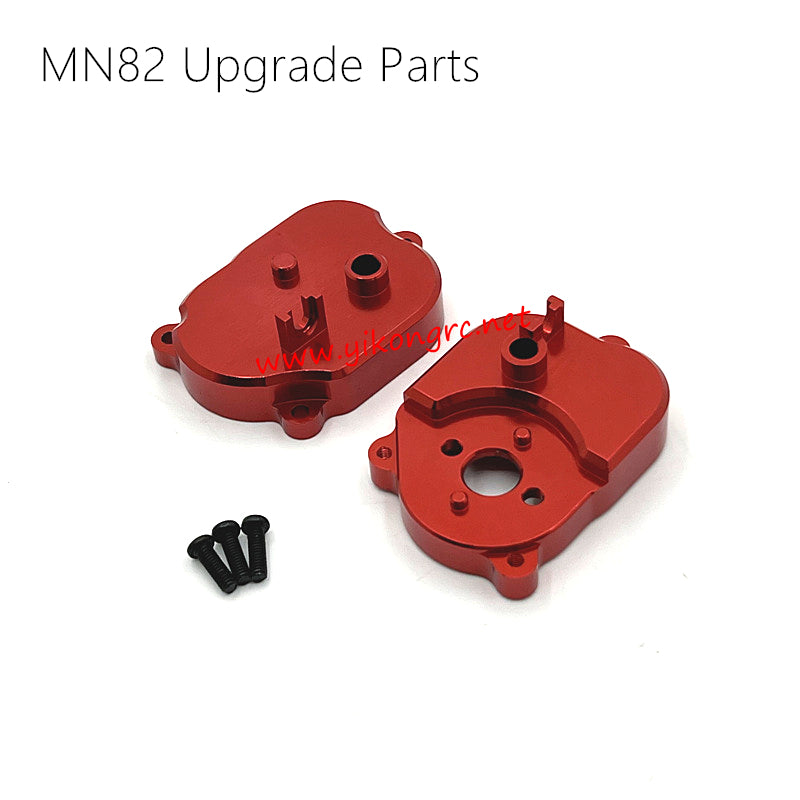 MN-RC MN 82 Upgrades Gearbox Cover RED