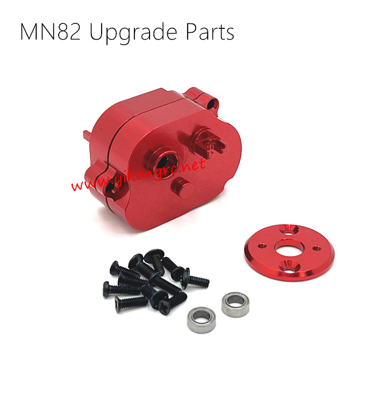 MN-RC MN 82 Upgrades Gearbox Cover and Motor Holder red