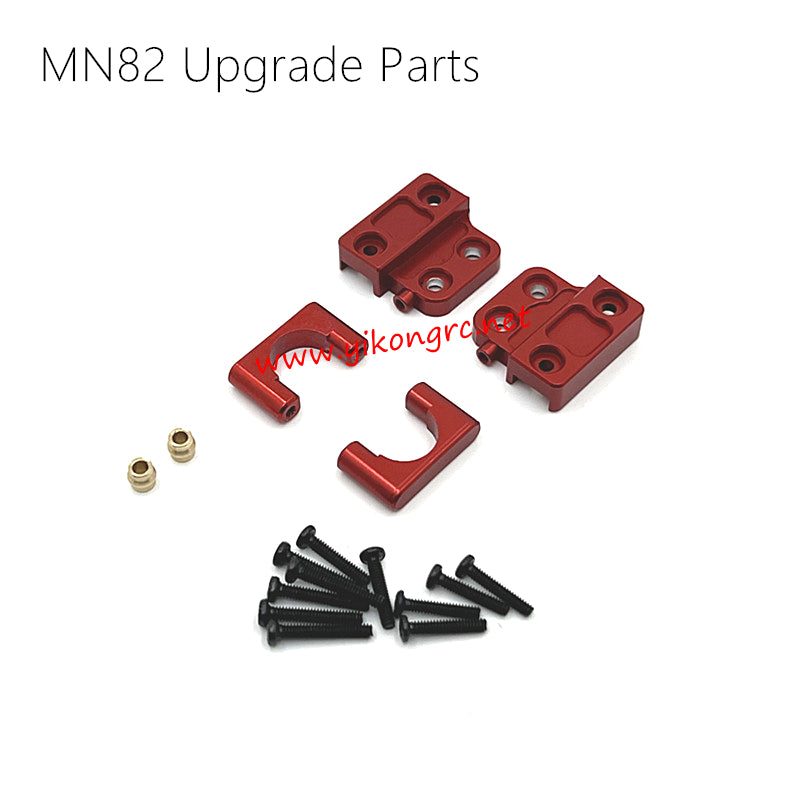 MN-RC MN 82 Upgrades Rear axle spring plate fixing piece red