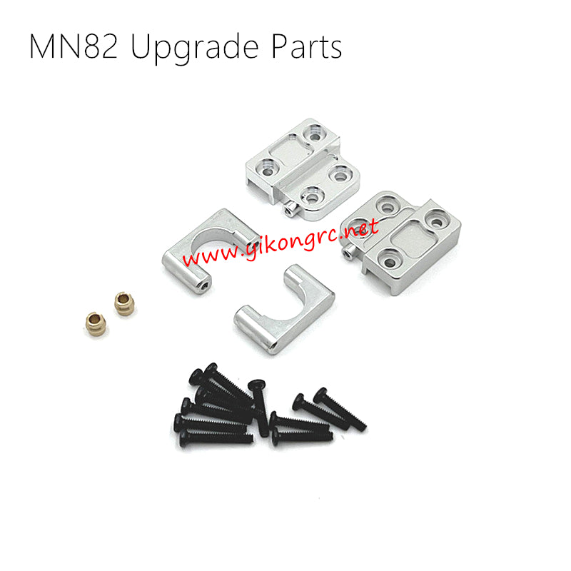 MN-RC MN 82 Upgrades Rear axle spring plate fixing piece silver