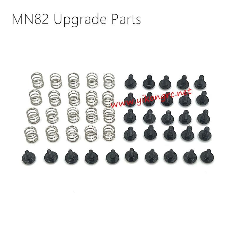 MN-RC MN 82 Upgrades Springs (for Improving Tie Rod Clearance) metal