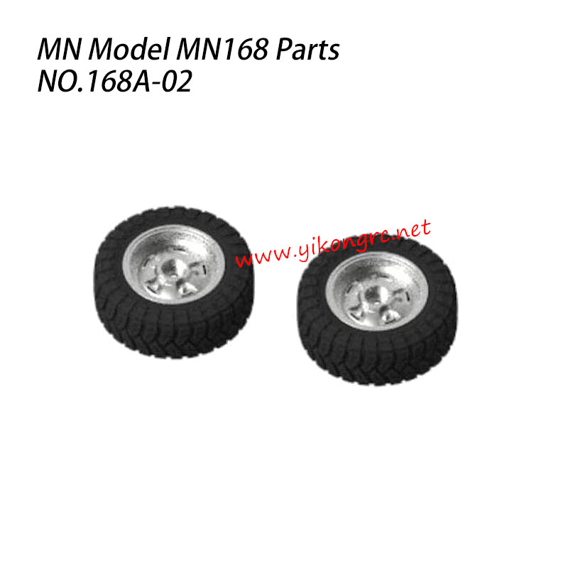MN MODEL MN168 Parts Tires 168A-02 2pcs