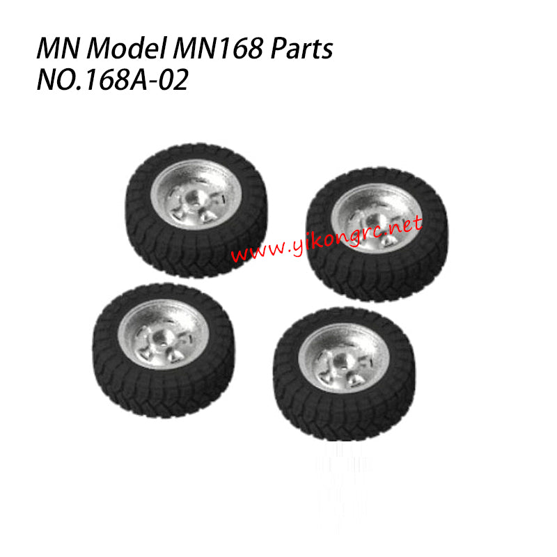 MN MODEL MN168 Parts Tires 168A-02 4pcs
