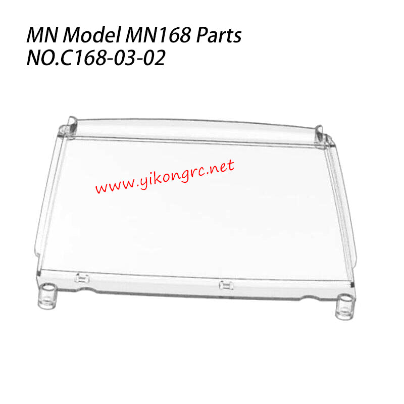 MN MODEL MN168 Parts Windshield C168-03-02