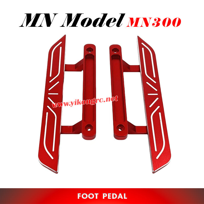 MN MODEL MN300 RC Car Upgrade Parts Foot Pedal red