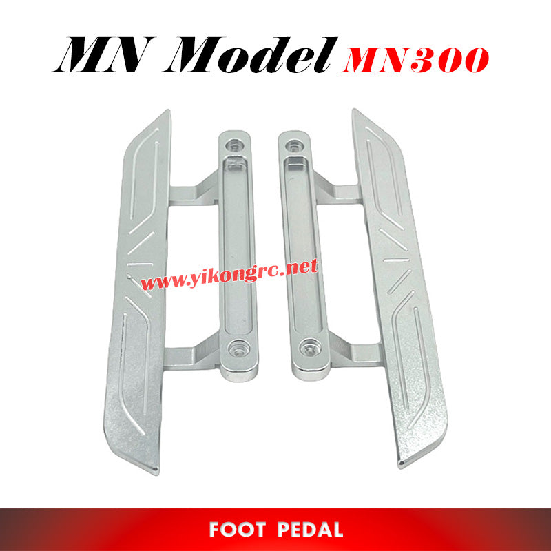 MN MODEL MN300 RC Car Upgrade Parts Foot Pedal silver