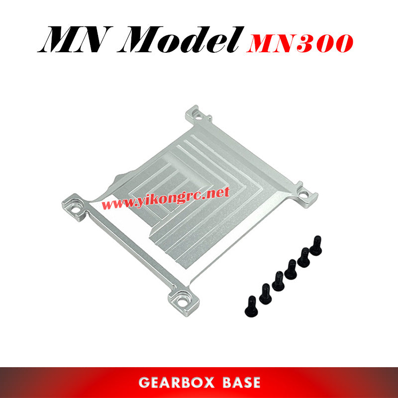 MN MODEL MN300 RC Car Upgrade Parts Gearbox Base silver
