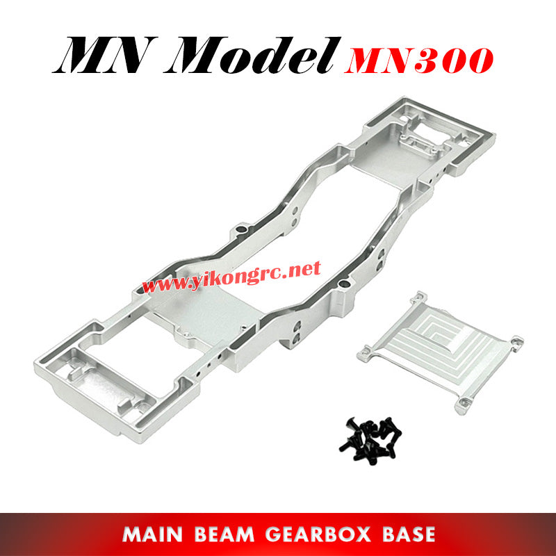 MN MODEL MN300 RC Car Upgrade Parts Main Beam Gearbox Base SILVER