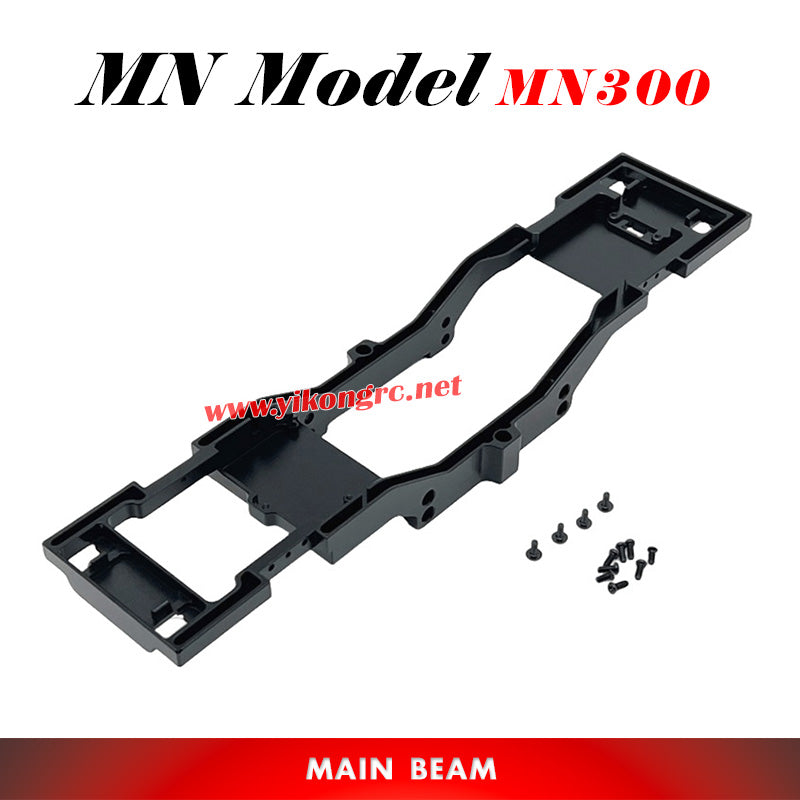 MN MODEL MN300 RC Car Upgrade Parts Main Beam black