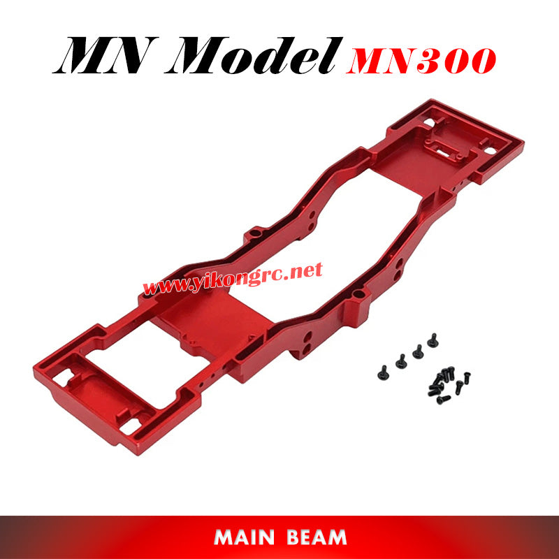 MN MODEL MN300 RC Car Upgrade Parts Main Beam red