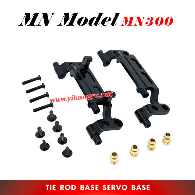 MN MODEL MN300 RC Car Upgrade Parts Tie Rod Mount / Servo Mount black