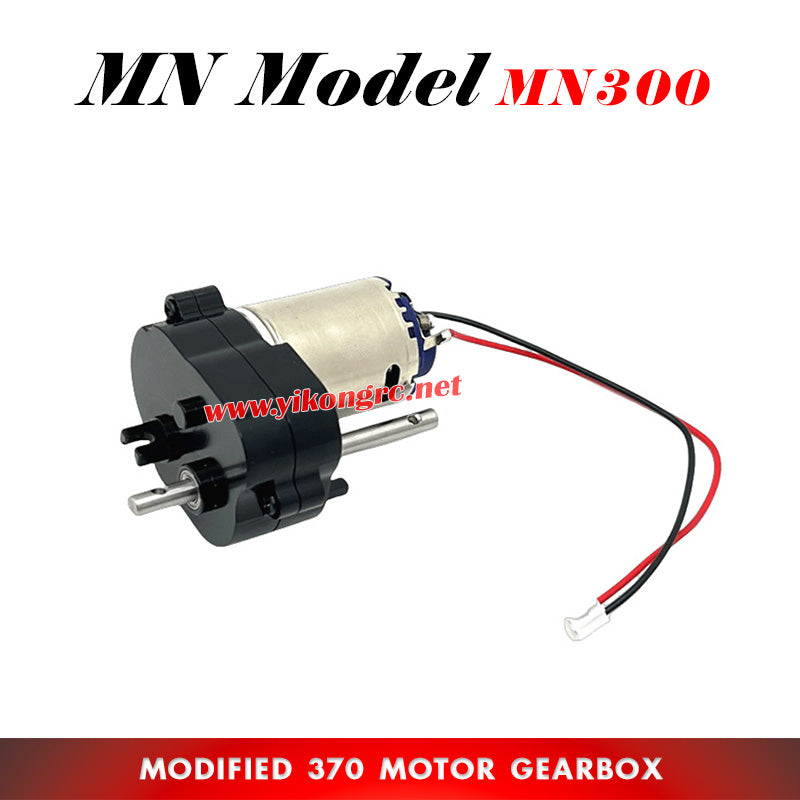 MN MODEL MN300 RC Crawler Upgrade Parts Modified 370 Motor Gearbox black