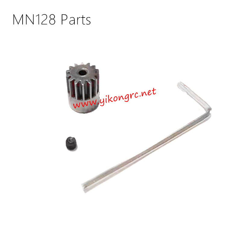 MN Model MN128 Parts 14T Motor Gear and Tool