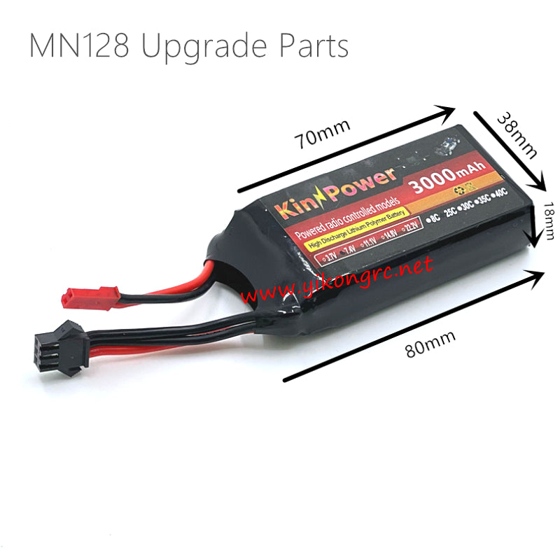MN Model MN-128 Upgrade Parts 2S 3000mAh Battery specification