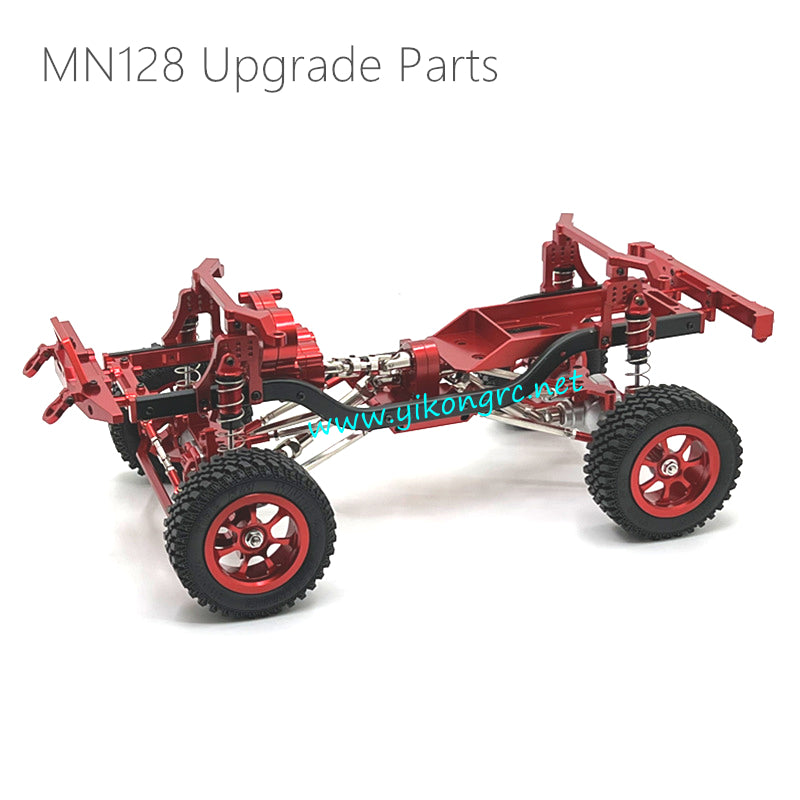 MN Model MN-128 Upgrade Parts Chassis red