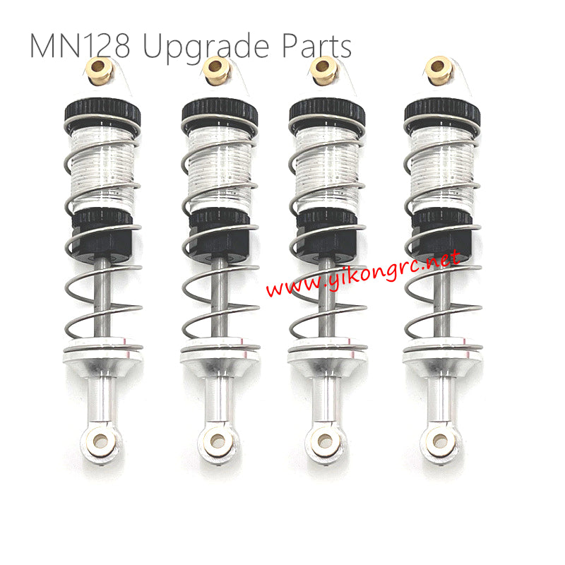 MN Model MN-128 Upgrade Parts Hydraulic Shock Absorber silver