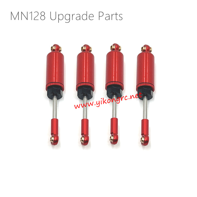 MN Model MN-128 Upgrade Parts Hydraulic Shock Absorber red