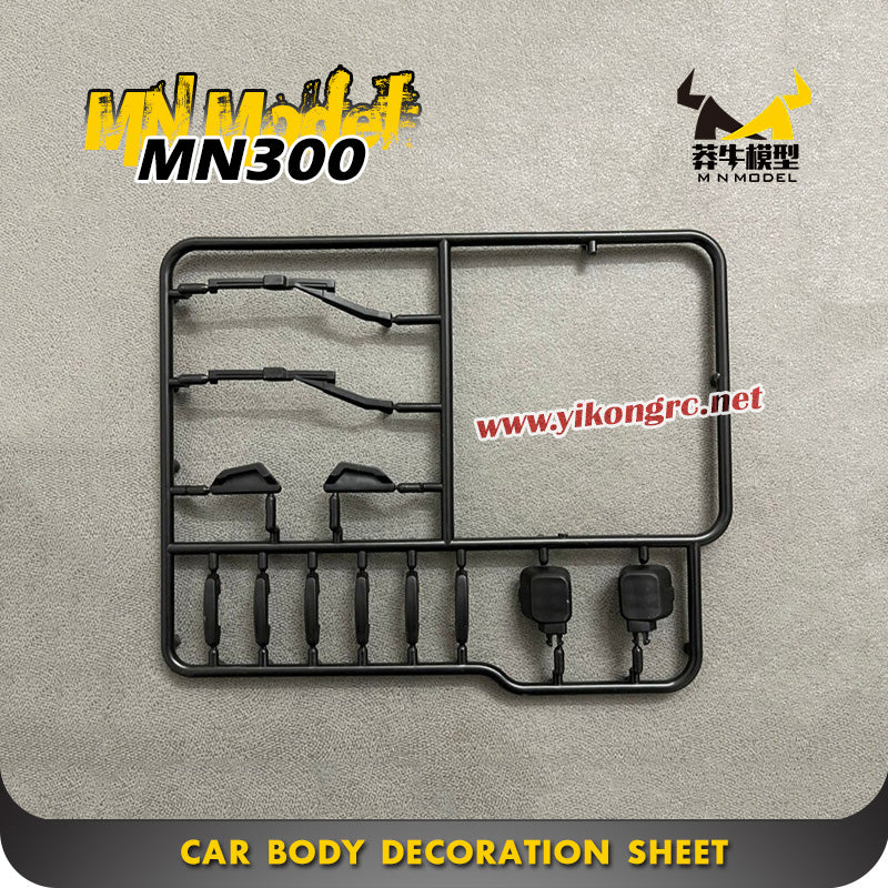 MN Model MN-300 Parts Car Body Decoration Sheet