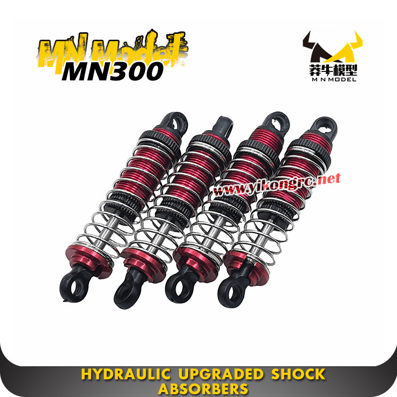 MN Model MN-300 RC Crawler Parts Upgraded Hydraulic Shock Absorbers 4pcs
