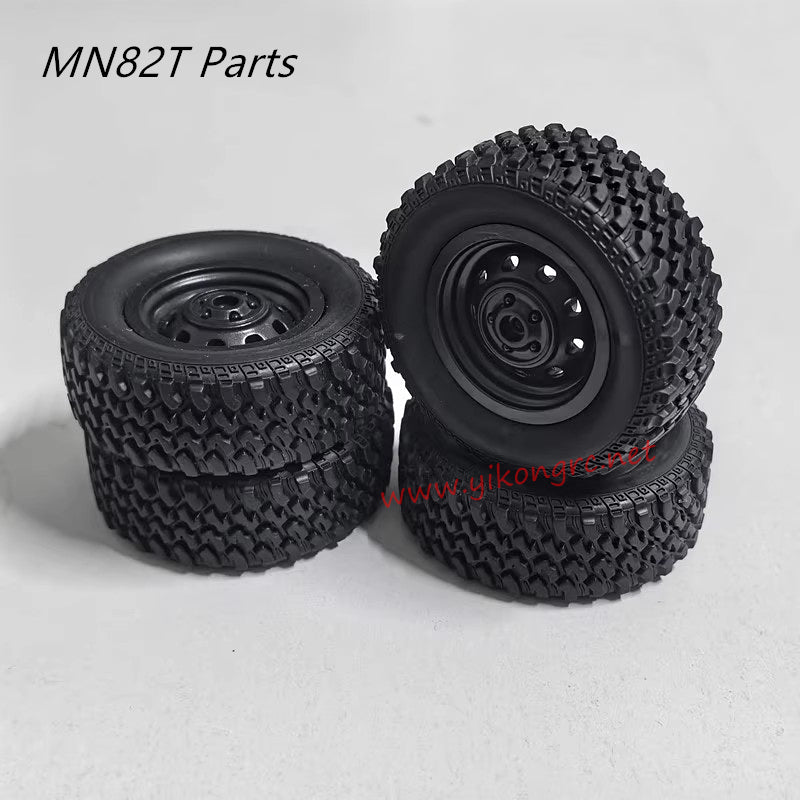 MN Model MN-82T Parts Original Plastic Wheel Rims and Tires
