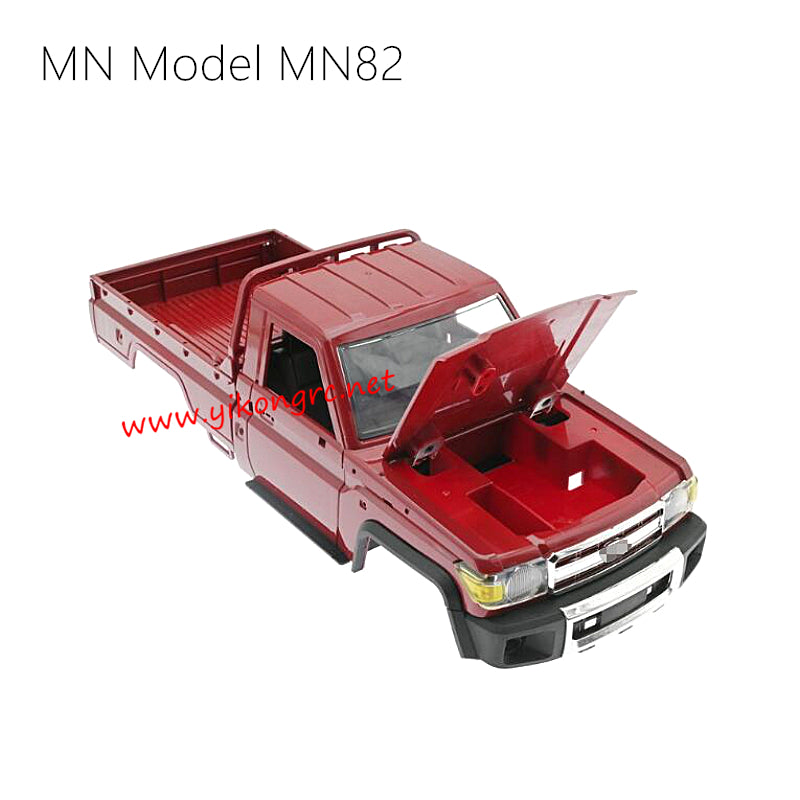 MN Model MN-82 Parts Body Shell 82A-S red