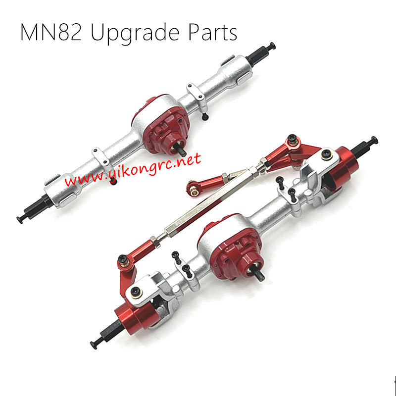MN Model MN-82 Upgrade Parts Front and Rear Axle Assembly red