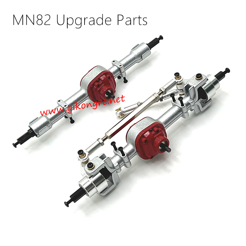 MN Model MN-82 Upgrade Parts Front and Rear Axle Assembly silver