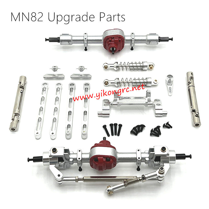 MN Model MN-82 Upgrade Parts Front and rear assembly kits silver