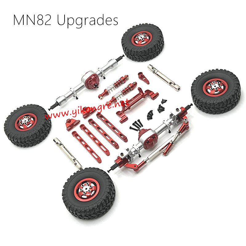 MN Model MN-82 Upgrade Parts Metal Conversion Kits red