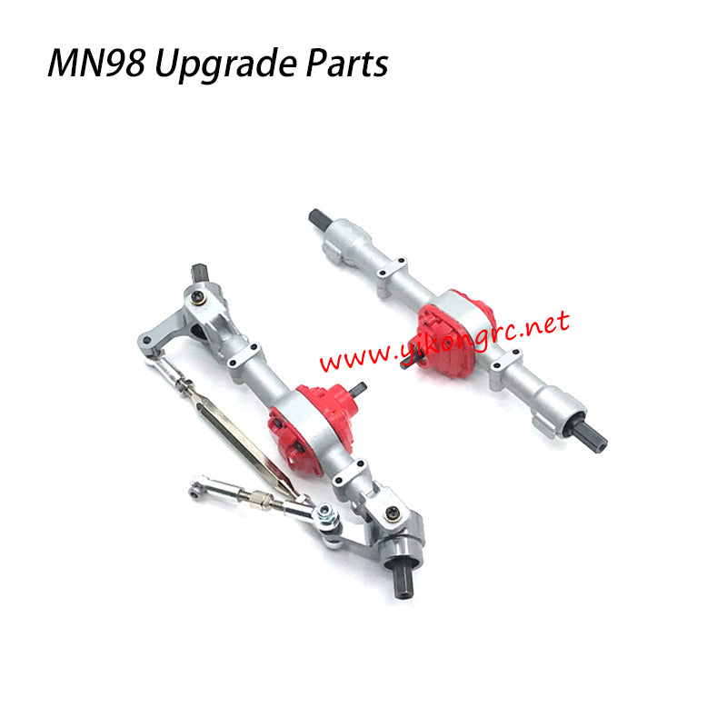 MN Model MN-98 Upgrade Parts Front and Rear Axle Assembly 2pcs