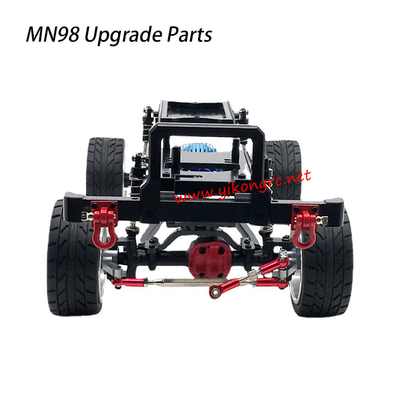 MN Model MN-98 Upgrade Parts Metal Chassis front black