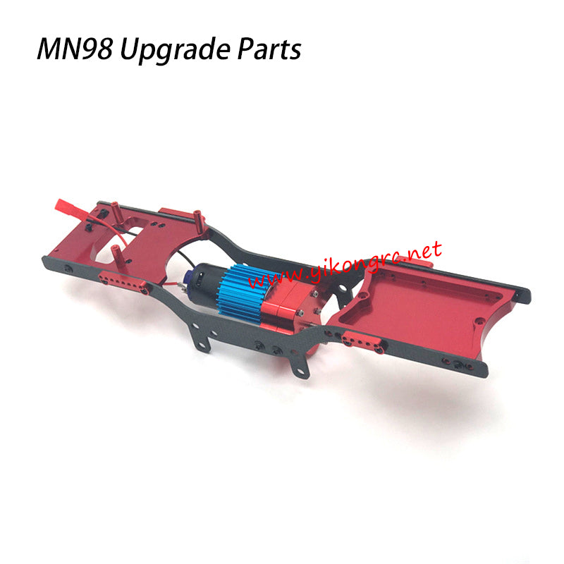 MN Model MN-98 Upgrade Parts Semi-finished Chassis Frame red