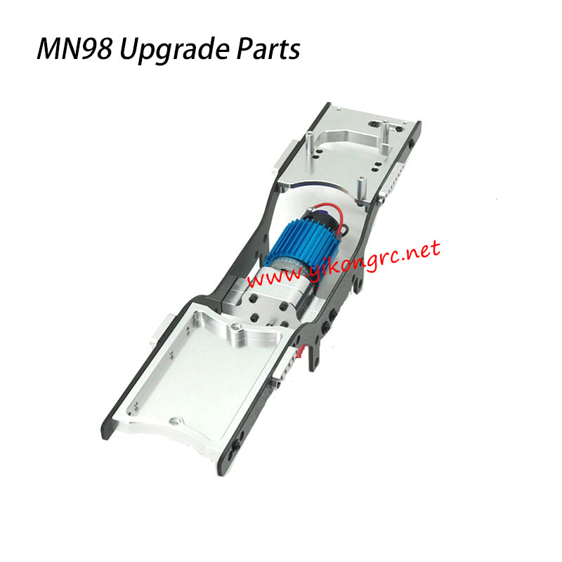 MN Model MN-98 Upgrade Parts Semi-finished Chassis Frame silver metal