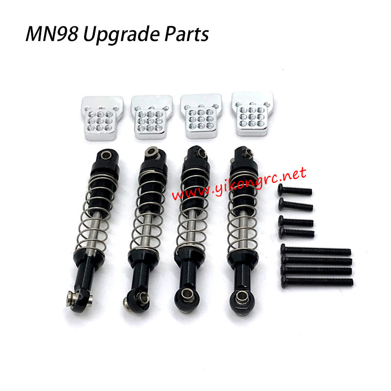 MN Model MN-98 Upgrade Parts Shock absorber shock absorber bracket black metal