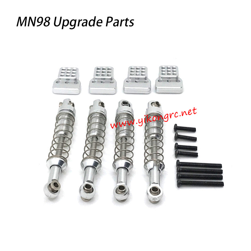 MN Model MN-98 Upgrade Parts Shock absorber shock absorber bracket metal gray