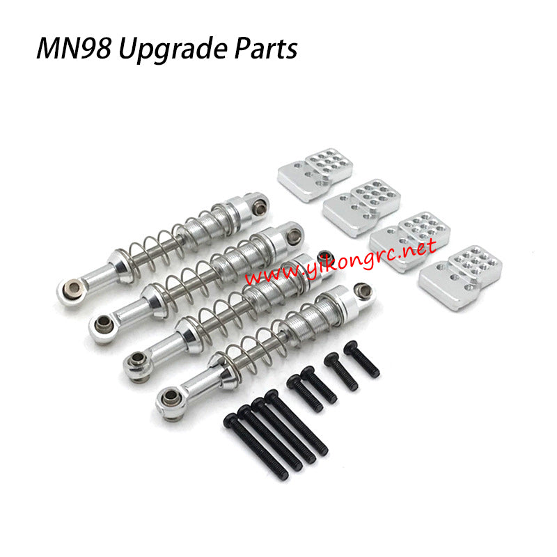 MN Model MN-98 Upgrade Parts Shock absorber shock absorber bracket silver