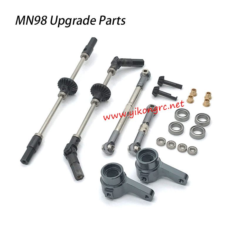 MN Model MN-98 Upgrades Front and Rear Axle Components metal