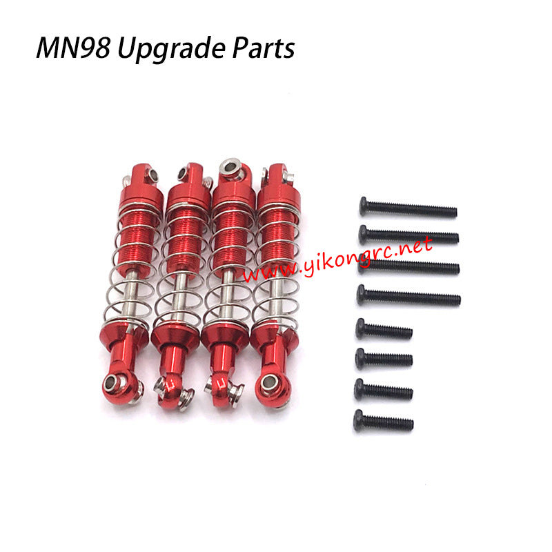 MN Model MN-98 Upgrades Metal Shock Absorber front red