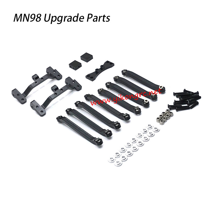 MN Model MN-98 Upgrades Modified Connecting Rod Connecting Rod Mount black metal
