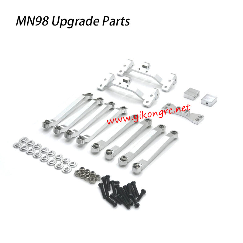 MN Model MN-98 Upgrades Modified Connecting Rod Connecting Rod Mount silver
